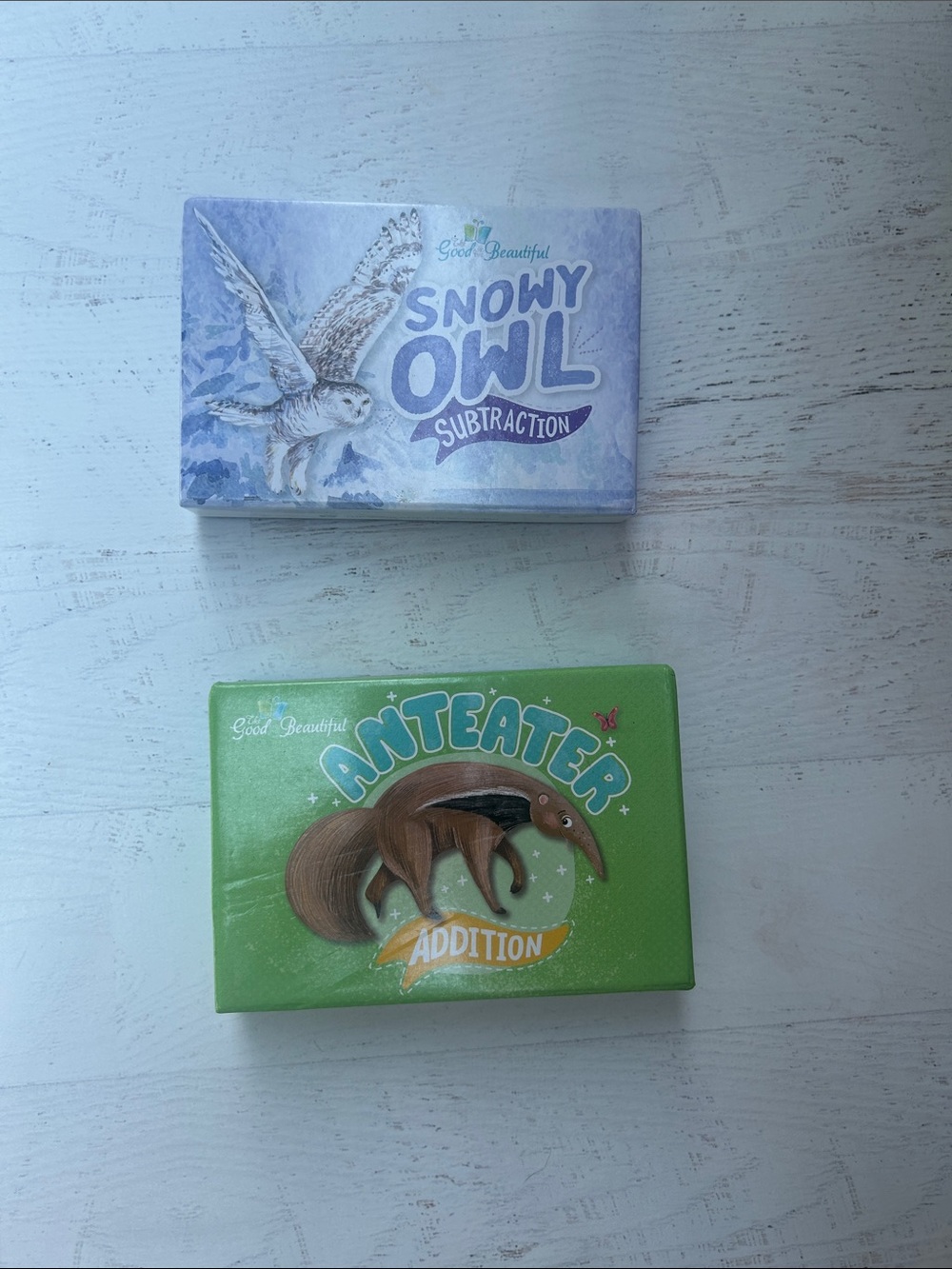 The Good and The Beautiful Anteater Addition and Snow Owl Subtraction